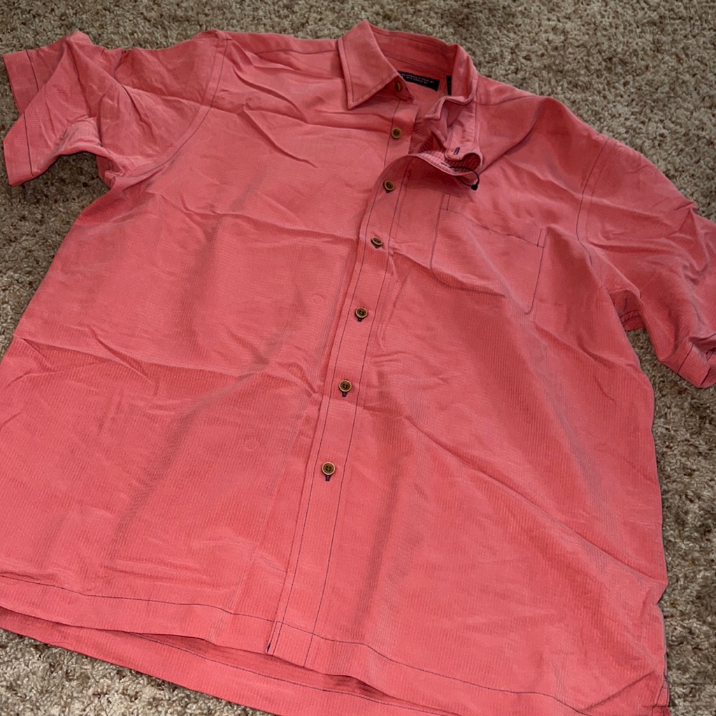 Salmon Button-Up